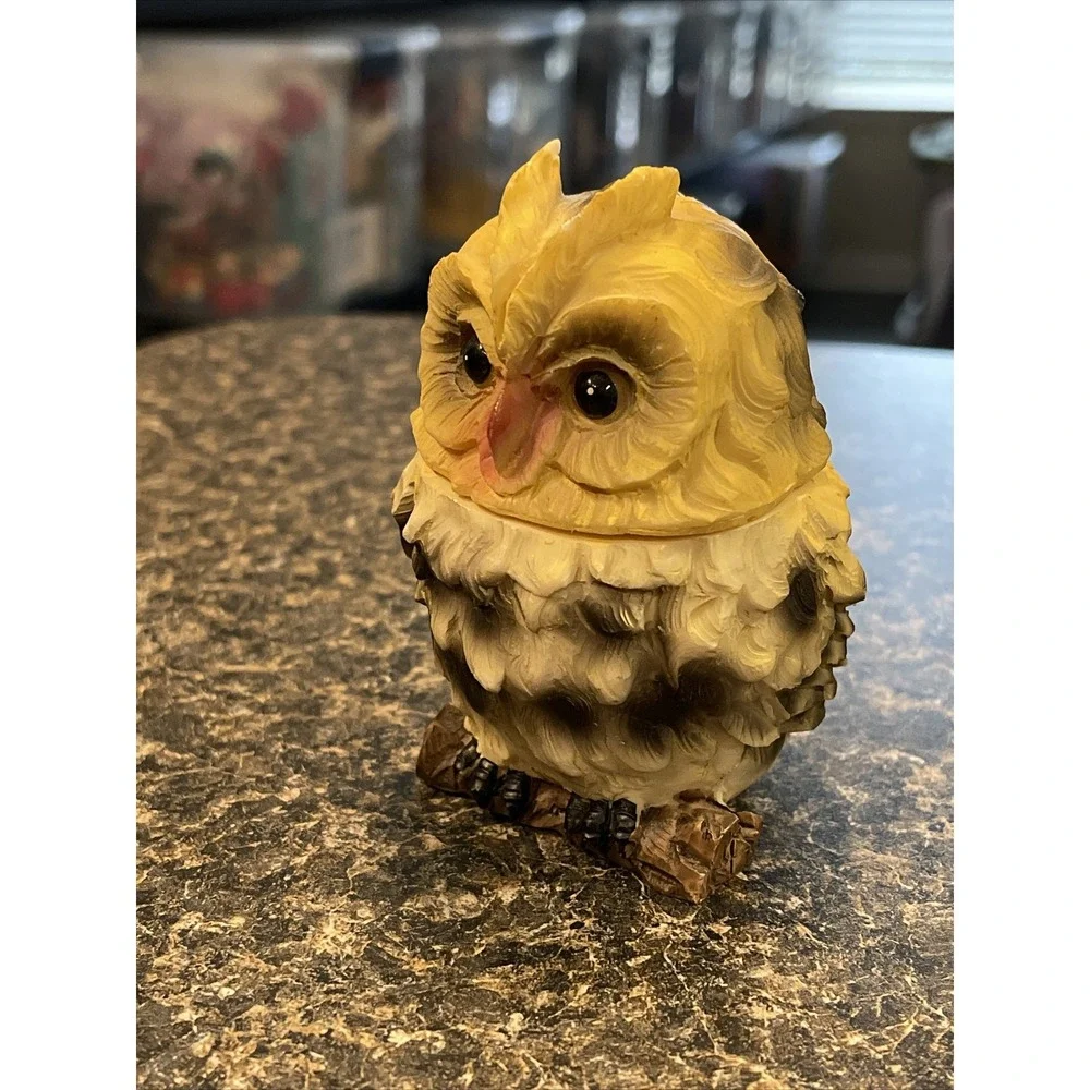 MONTEFIORI COLLECTION Italy Design Owl Figurine Box‎ 3.5